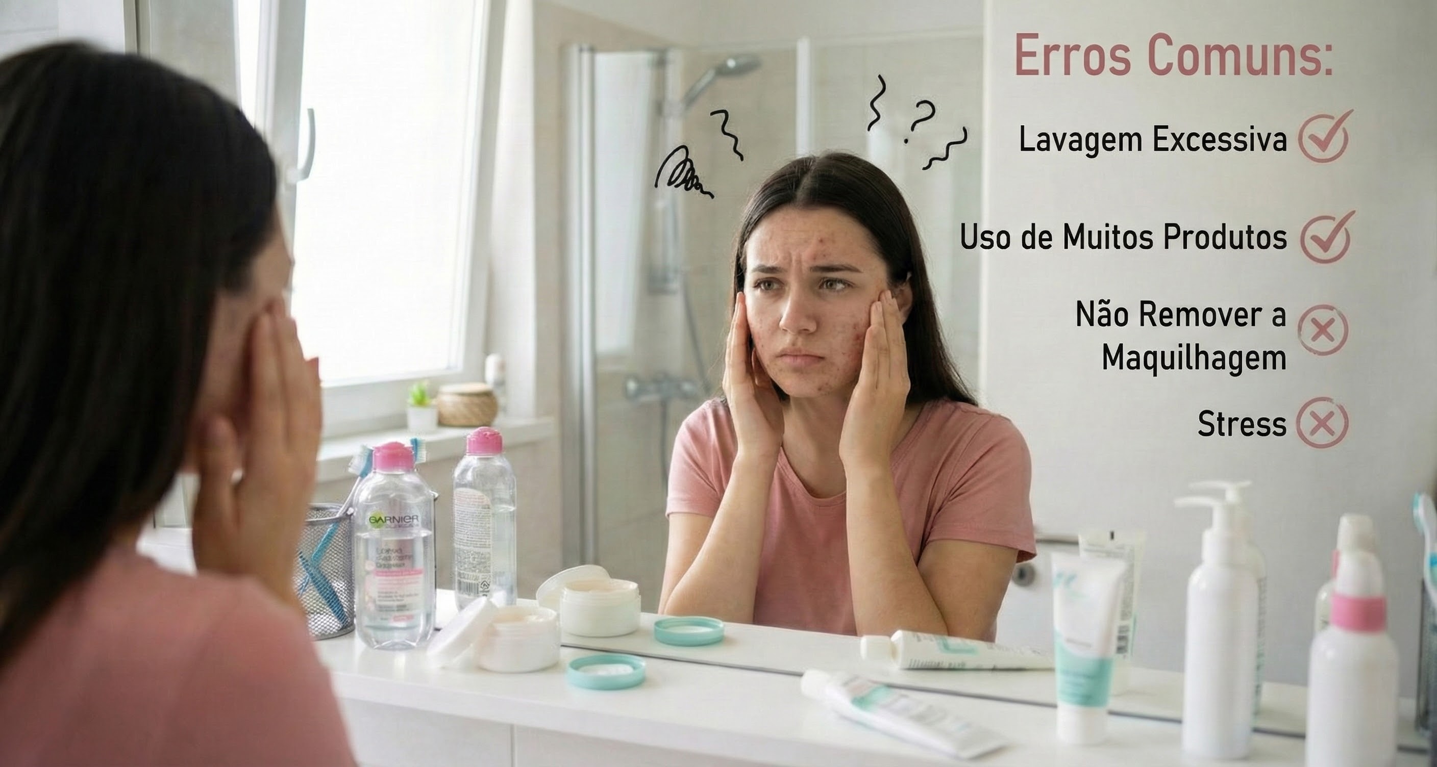 Por que sua acne não desaparece: erros comuns que as mulheres jovens cometem