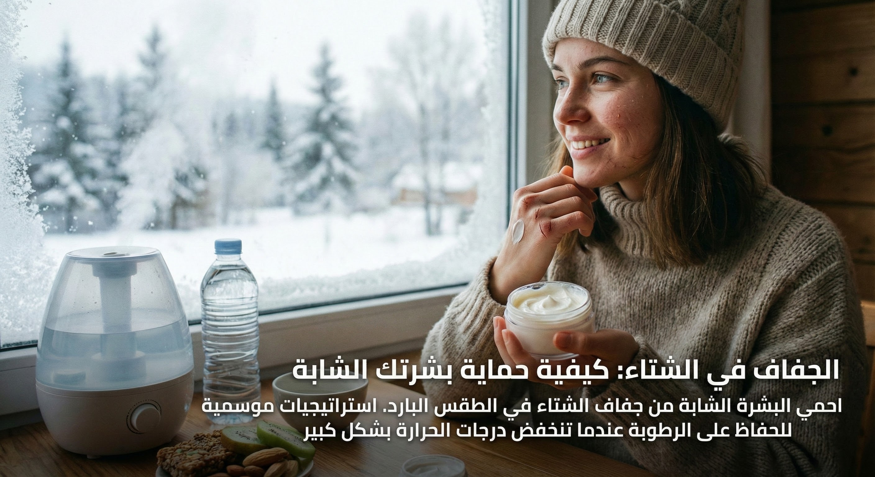 الجفاف في الشتاء: كيفية حماية بشرتك الشابة